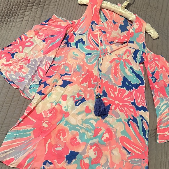 LILLY PULITZER BENICIA TUNIC DRESS XXS EUC - Picture 4 of 4